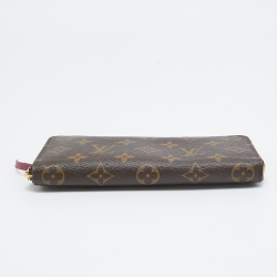 Pre Owned Louis Vuitton Monogram Canvas Portefeiulle Clemence Wallet
