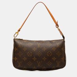 مملوكة مسبقًا Louis Vuitton Brown Monogram Pochette Accessoires Handbag