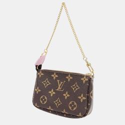 Louis Vuitton Brown Monogram Canvas Mini Pochette Accessoires Shoulder Bag