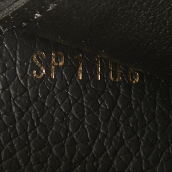 Louis Vuitton Black Monogram Empreinte Leather Clemence Wallet