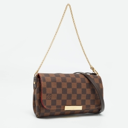 Pre Owned Louis Vuitton Damier Ebene Canvas Favorite PM Bag