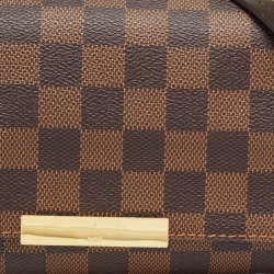 Pre Owned Louis Vuitton Damier Ebene Canvas Favorite PM Bag