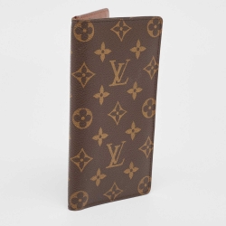 Pre Owned Louis Vuitton Monogram Canvas Long Bifold Wallet
