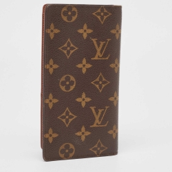 Pre Owned Louis Vuitton Monogram Canvas Long Bifold Wallet