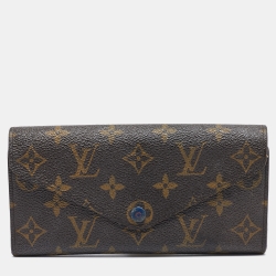 مملوكة مسبقًا Louis Vuitton Blue Monogram Canvas  Josephine Wallet