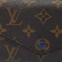 مملوكة مسبقًا Louis Vuitton Blue Monogram Canvas  Josephine Wallet