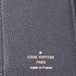 مملوكة مسبقًا Louis Vuitton Navy Blue/Red Monogram Empreinte Leather Victorine Compact Wallet