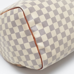 Pre Owned Louis Vuitton Damier Azur Canvas Speedy 35 Bag