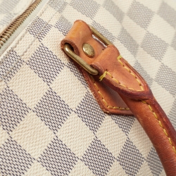 Pre Owned Louis Vuitton Damier Azur Canvas Speedy 35 Bag