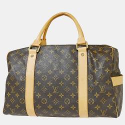 Louis Vuitton Coated Canvas, Leather  Carryall Duffel Bag