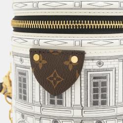 Pre Owned Louis Vuitton Cannes Vase Limited Edition Fornasetti Architettura Print Shoulder Bag 