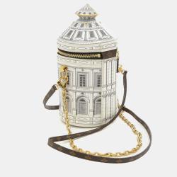 Pre Owned Louis Vuitton Cannes Vase Limited Edition Fornasetti Architettura Print Shoulder Bag 