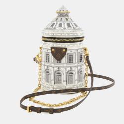 Pre Owned Louis Vuitton Cannes Vase Limited Edition Fornasetti Architettura Print Shoulder Bag 