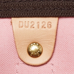 Pre Owned Louis Vuitton Jungle Dots Monogram Canvas Limited Edition Keepall Bandouliere 50 Bag