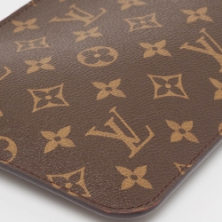 Pre Owned Louis Vuitton Monogram Canvas Zip Pouch