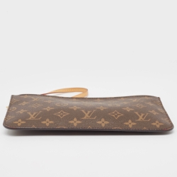 Pre Owned Louis Vuitton Monogram Canvas Zip Pouch