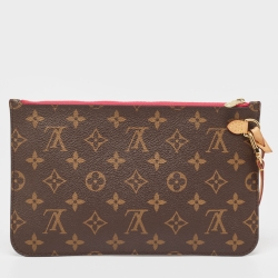 Pre Owned Louis Vuitton Monogram Canvas Zip Pouch