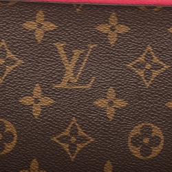 Pre Owned Louis Vuitton Monogram Canvas Zip Pouch