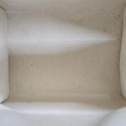 Pre Owned Louis Vuitton Ivory Leather Speedy Cube PM Top Handle Bag