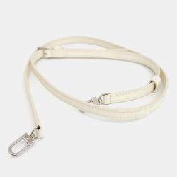 Pre Owned Louis Vuitton Ivory Leather Speedy Cube PM Top Handle Bag