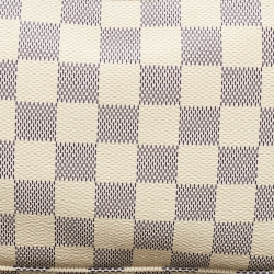 مملوكة مسبقًا Louis Vuitton White Damier Azur Canvas Pochette Accessoires Bag