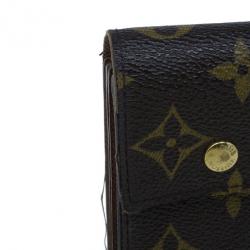 Pre Owned Louis Vuitton Monogram Canvas Macassar Continental Wallet