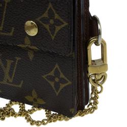 Pre Owned Louis Vuitton Monogram Canvas Macassar Continental Wallet