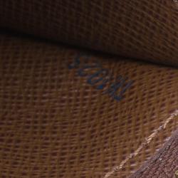 Pre Owned Louis Vuitton Monogram Canvas Macassar Continental Wallet