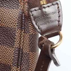 Pre Owned Louis Vuitton Damier Ebene Canvas Navona Pochette Accessoires Bag