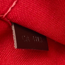 Pre Owned Louis Vuitton Damier Ebene Canvas Navona Pochette Accessoires Bag