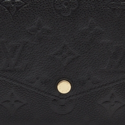 Pre Owned Louis Vuitton Black Empreinte Leather Felicie Pochette Bag