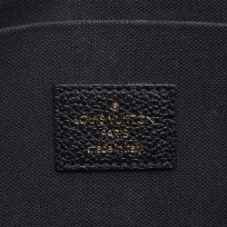 Pre Owned Louis Vuitton Black Empreinte Leather Felicie Pochette Bag