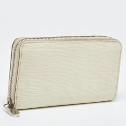 Pre Owned Louis Vuitton Ivorie Epi Leather Zippy Wallet