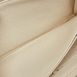 Pre Owned Louis Vuitton Ivorie Epi Leather Zippy Wallet