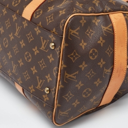 Pre Owned Louis Vuitton Monogram Canvas Carryall Duffel Bag