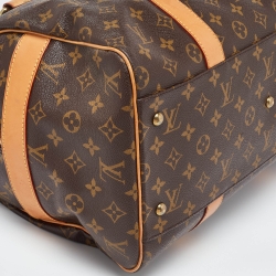 Pre Owned Louis Vuitton Monogram Canvas Carryall Duffel Bag