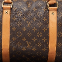 Pre Owned Louis Vuitton Monogram Canvas Carryall Duffel Bag