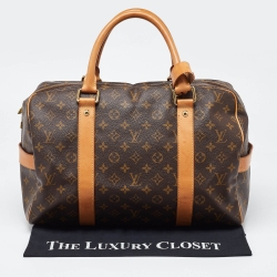 Pre Owned Louis Vuitton Monogram Canvas Carryall Duffel Bag