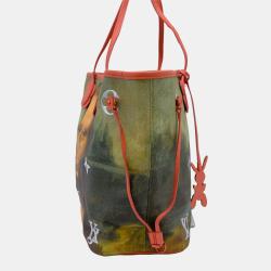 مملوكة مسبقًا Louis Vuitton Multicolour Canvas Masters Da Vinci Neverfull MM Neverfull Tote