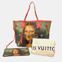 مملوكة مسبقًا Louis Vuitton Multicolour Canvas Masters Da Vinci Neverfull MM Neverfull Tote