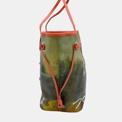 مملوكة مسبقًا Louis Vuitton Multicolour Canvas Masters Da Vinci Neverfull MM Neverfull Tote