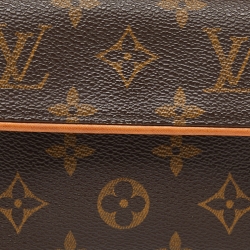 Pre Owned Louis Vuitton Monogram Coated Canvas Pochette Florentine Belt Bag