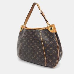 Pre Owned Louis Vuitton Brown Monogram Canvas Galliera PM Shoulder Bag