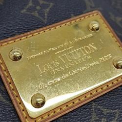 Pre Owned Louis Vuitton Brown Monogram Canvas Galliera PM Shoulder Bag