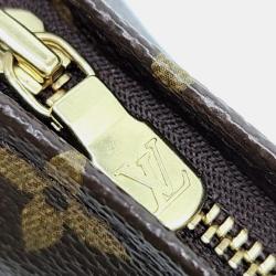 Pre Owned Louis Vuitton Brown Monogram Canvas Pochette Toilette Clutch Bag