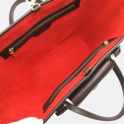 Louis Vuitton Brown Damier Ebene Canvas Manosque PM Shoulder Bag
