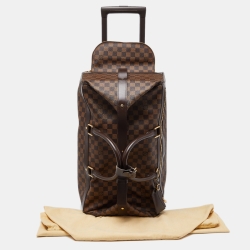 Pre Owned Louis Vuitton Damier Ebene Canvas Eole 50 Rolling Luggage