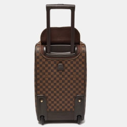 Pre Owned Louis Vuitton Damier Ebene Canvas Eole 50 Rolling Luggage
