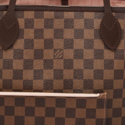 Louis Vuitton Damier Ebene Canvas Neverfull MM Bag