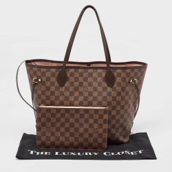 Louis Vuitton Damier Ebene Canvas Neverfull MM Bag